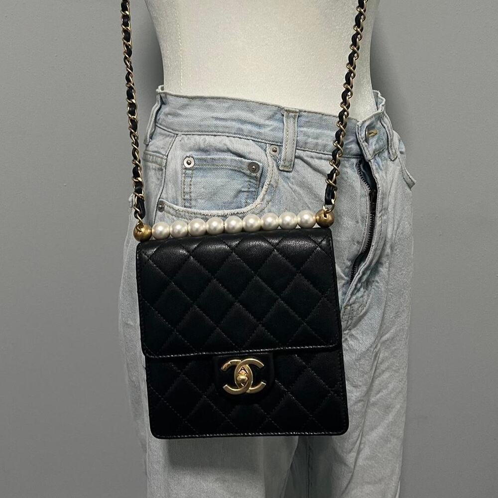 Chanel limited edition pearl crossbody
